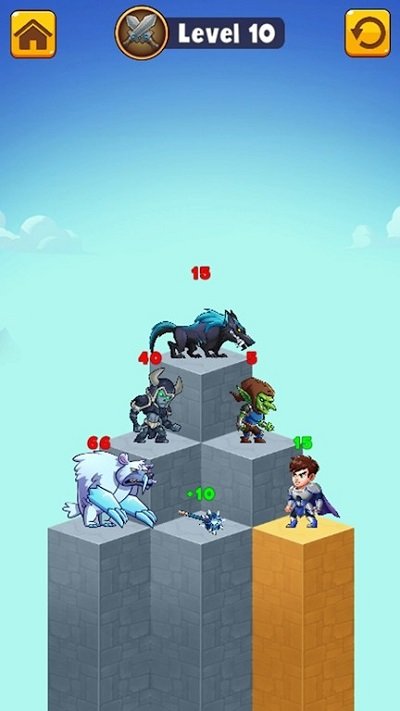 英雄金字塔谜题游戏(hero pyramid)