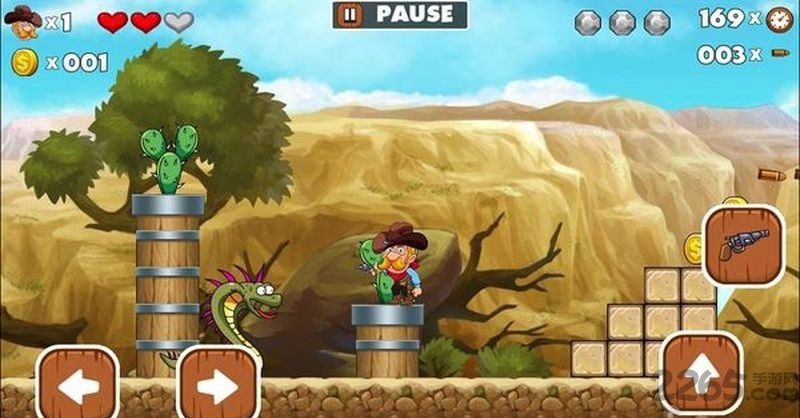 牛仔冒险手机游戏