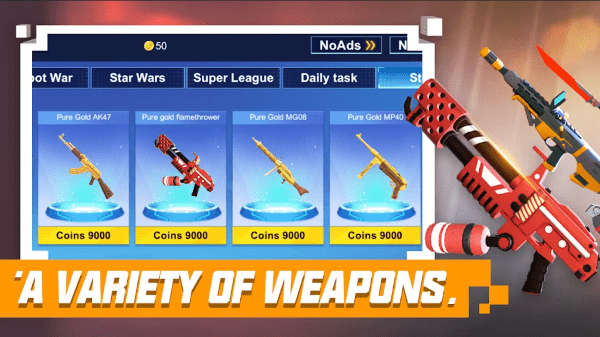 像素世界国际服官方版(pixel gunfight world front fps)