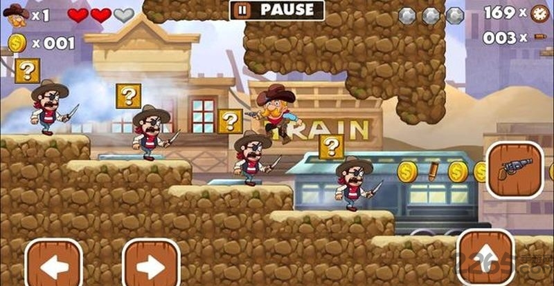 牛仔冒险手机游戏