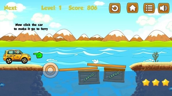 汽车过河跑飞车手游