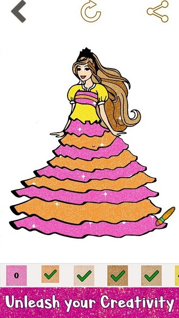 闪光公主绘画本游戏