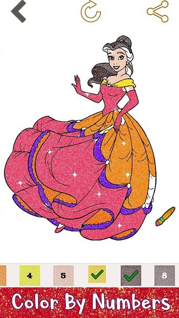 闪光公主绘画本游戏