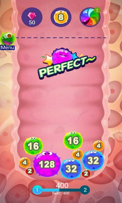 2048细菌入侵游戏