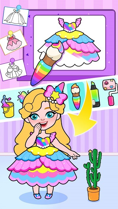 剪纸公主的梦幻城堡游戏