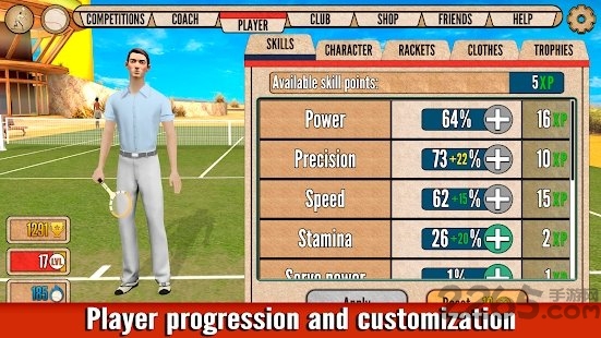 world of tennis roaring游戏