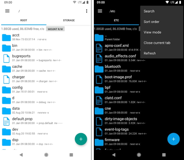 Root Explorer 使用说明
